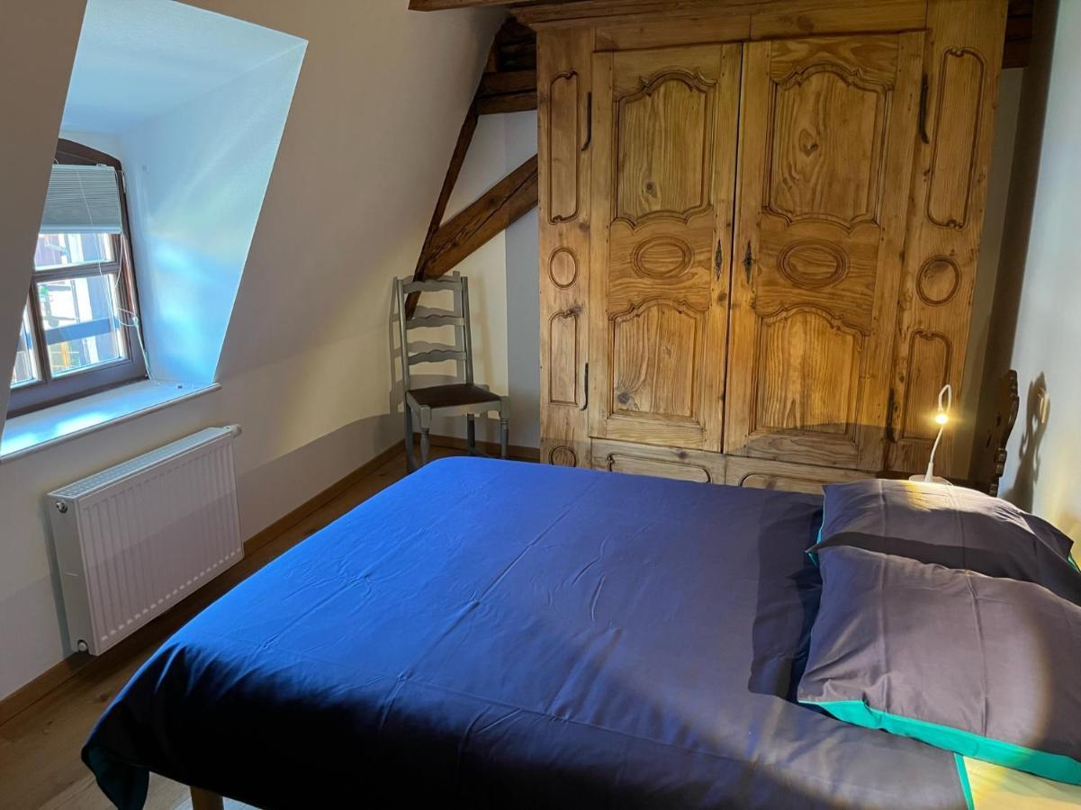 Domaine La Cour Des Nobles - Demeure, Maison Et Appartements Au Coeur De Riquewihr Exteriör bild